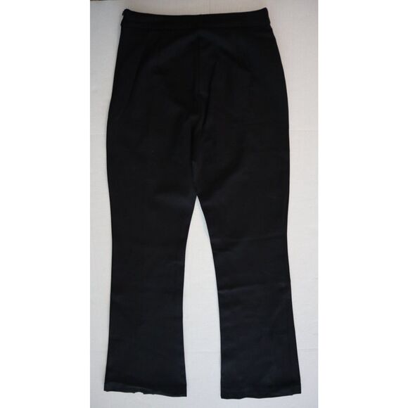 LUCY PARIS PA8907-1 Women's Sz Large Black Kari Slit Cuff Stretch Pants - Picture 2 of 11